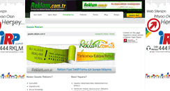Desktop Screenshot of gazete.reklam.com.tr